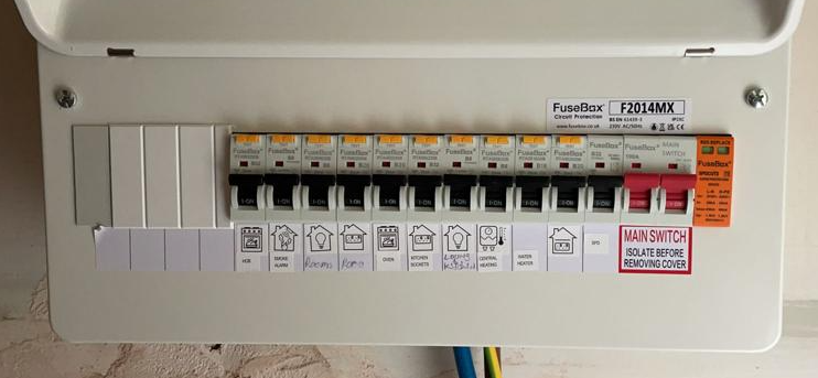 Removing an old fusebord and replacing with a new fuseboaard in High Wycombe